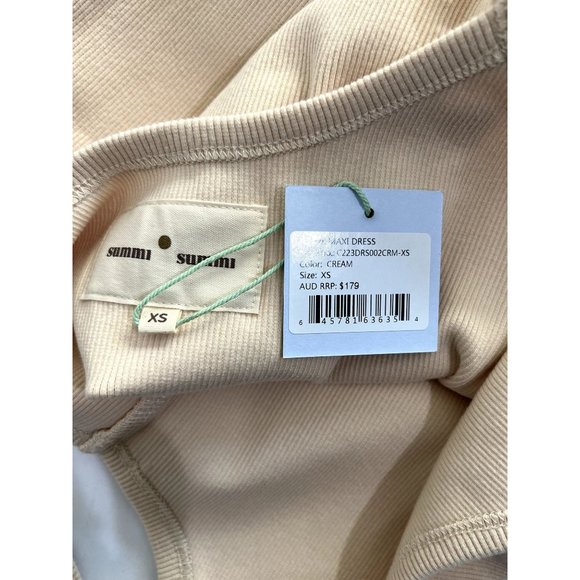 NWT Summi Summi A Line Maxi Dress in Cream - Picture 4 of 4